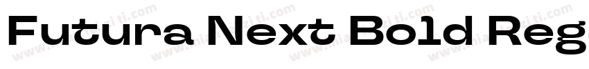 Futura Next Bold Reg字体转换